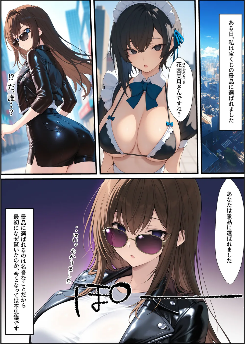 一獲千女 〜女が当たる宝くじで一等を当てた男〜 モザイク版 サンプル2