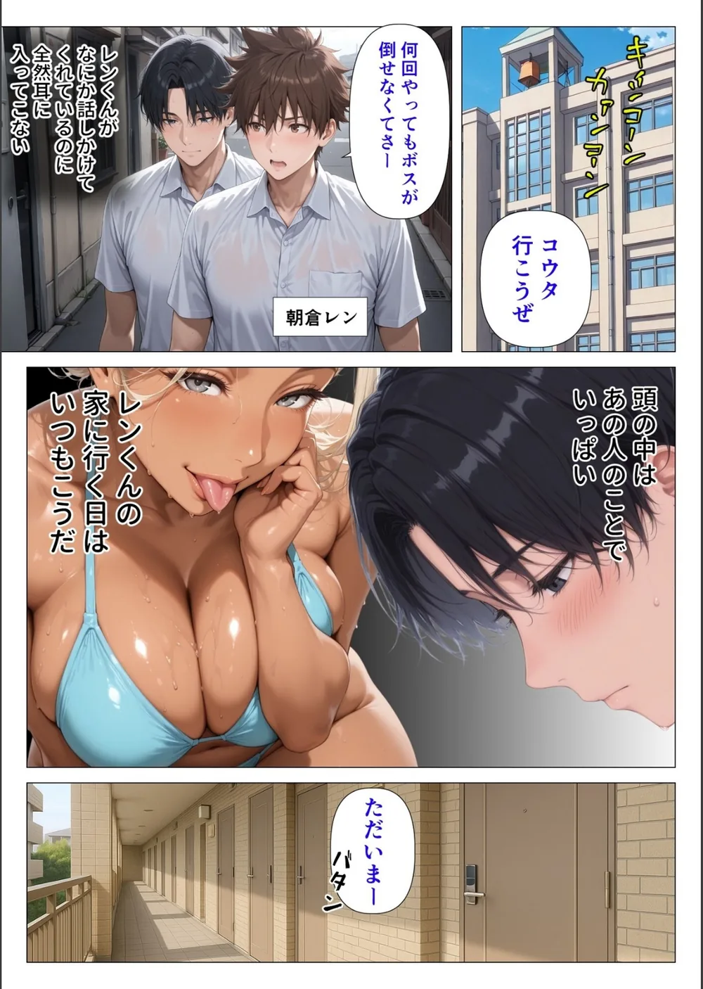 【棒消し版】人妻マンションの性活 サンプル3